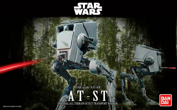 バンダイ　スターウォーズ　1/48　AT-ST プラモデル完成品 Star Wars 1/48 AT-ST Model Kit Bandai - Zeonmarket