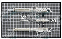 RG MSN-04 Sazabi Dual Gatling Gun plus Metal Chains (Resin Kit)