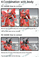 RG MSN-04 Sazabi Dual Gatling Gun plus Metal Chains (Resin Kit)