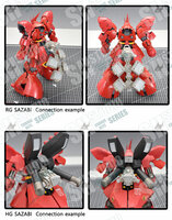 RG MSN-04 Sazabi Dual Gatling Gun plus Metal Chains (Resin Kit)