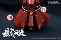 SH Studio RG Sazabi Metal Set Red 19 Options
