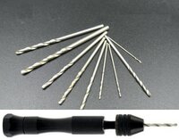 Hand Drill plus Set 26pcs 0.5mm-3.0mm Diamond
