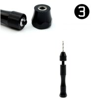 Hand Drill plus Set 26pcs 0.5mm-3.0mm Diamond
