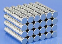 Neodymium Magnets NdFeB N35 Discs 4mm set van 25pcs
