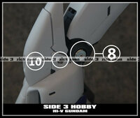 SH Studio MG HI-V Metal Set Red 16 Options + LED