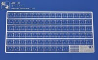 AW-116 AW-117 Stairs and Fences 1/100 &amp; 1/144