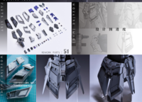 AnchoreT YujiaoLand MG Hi-Nu EnHanced version Dress-up Kit + Anchoret Decals