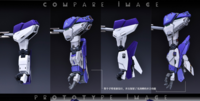 AnchoreT YujiaoLand MG Hi-Nu EnHanced version Dress-up Kit + Anchoret Decals