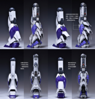 AnchoreT YujiaoLand MG Hi-Nu EnHanced version Dress-up Kit + Anchoret Decals