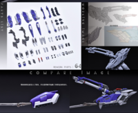 AnchoreT YujiaoLand MG Hi-Nu EnHanced version Dress-up Kit + Anchoret Decals