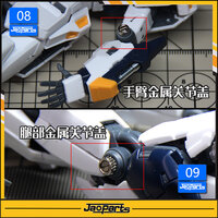 JAO Parts, RG Crossbone Metal Set Red 4 Options