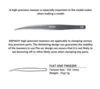 DSPIAE Flat End Tweezer AT-TZ02