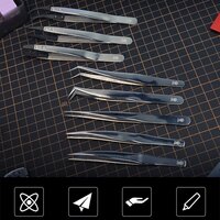DSPIAE Anti-Static Flat Head Tweezer AT-TZ06