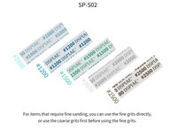 DSPIAE Adhesive Sanding Paper Sets 180-800 / 1000-2500, 100pcs per Set SP