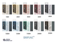DSPIAE Adhesive Sandpaper MSP 180-2500 Grit