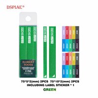 DSPIAE Aluminum Alloy Sanding Board AS-15 4pcs
