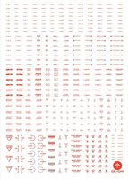Anchoret YJL General Decal DL-04 Red + Grey