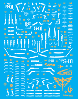 Delpi-Decal RG Sazabi White Gold Part Holo