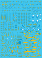 Delpi-Decal RG Banshee Gold Holo