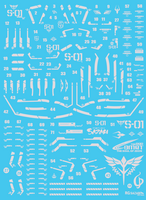 Delpi-Decal RG Sazabi Silver Holo