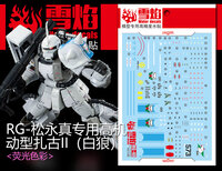Flaming-Snow RG-02-1 Zaku Shin Matsunaga Fluorescent