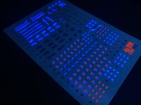 Flaming-Snow MG-11 Providence ZGMF-X13A Fluorescent