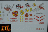 DL-Decal P02 for PG Astray Red MBF-P02 2 Sheets