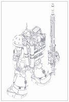 SH Studio x GM Dream PG Zaku I Sniper Dress-up Kit