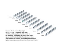 DSPIAE HC Series Tungsten Steel Hook Scribers individual 0.1-3.0