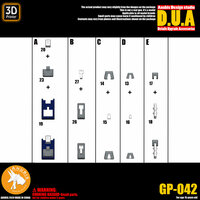 Anubis GP042 MG Zaku 2 Hi Mobility Type MS-06R-1A Detail Set