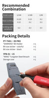 DSPIAE Wing YPB Series Tungsten Steel Scribers individual 0.1-1.5