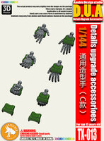 Anubis TX-013 1/144 MS Hands for Zaku