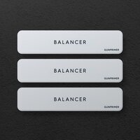 Gunprimer BALANCER WHITE 3pcs