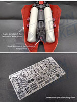 HD Model HG Nightingale Metal Set 16 Options + Photo Etch Blue/Red
