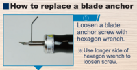 Echo Tech Blade Anchor for Ultrasonic Cutter ZH04