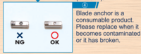 Echo Tech Thin Long Blade Set for Ultrasonic Cutter ZH16S