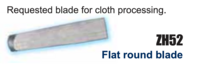 Echo Tech Flat Round Blade for Ultrasonic Cutter ZH52