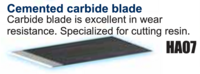 Echo Tech Cemented Carbide Blade for Ultrasonic Cutter HA07