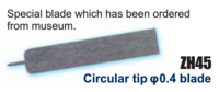 Echo Tech Circular Tip &phi;0.4 Blade for Ultrasonic Cutter ZH45