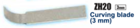 Echo Tech Curving Blade 3mm for Ultrasonic Cutter ZH20