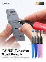 DSPIAE WING Push Broach Holder PT-TH Pro