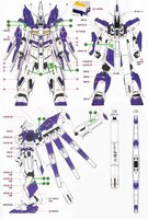 Flaming-Snow MG-08 Hi-Nu Ver. Ka. + HWS Fluorescent Decals