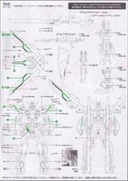 Flaming-Snow MG-98 Double X Gundam Fluorescent Decals