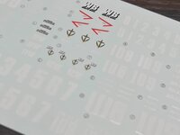 Flaming-Snow MG-99  RX-77-2 Guncannon Fluorescent Decals