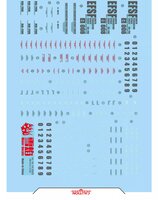 Flaming-Snow MG-165 RB-79K Ball Type K Fluorescent Decals