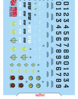 Flaming-Snow MG-154 RGM-79 Powered GM Fluorescent Decals