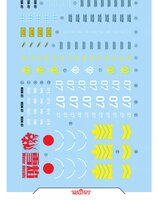 Flaming-Snow MG-156 MSM-07 Z&#039;Gok Fluorescent Decals