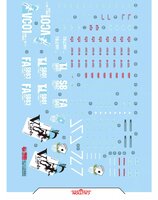 Flaming-Snow MG-164 Stormbringer FA / GM Turbulence Fluorescent Decals