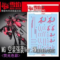 Flaming-Snow MG-120 Aile Strike RM (Recirculation Neon Pink) Fluorescent Decals