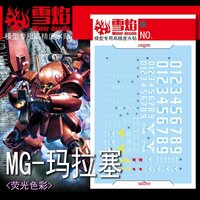 Flaming-Snow MG-143 RMS-08 Marasai Fluorescent Decals